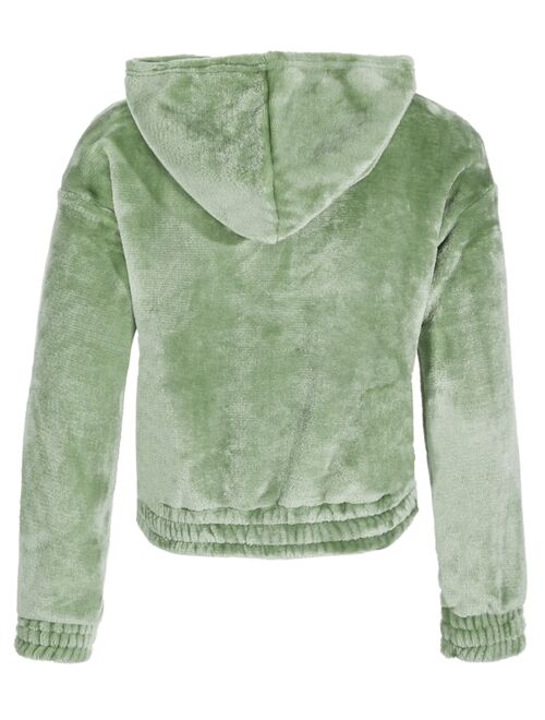 COLETTE LILLY Big Girls Cozy Sequined Pullover Hoodie