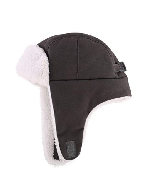 Home Prefer Toddler Boys Winter Hat Warm Knit Kids Hat with Earflaps Trapper Hat