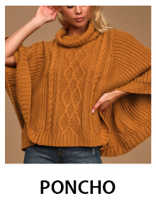 Poncho Sweaters for Women