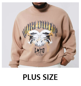 Plus Size Hoodies & Sweatshirts for Men