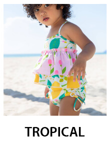 Tropical Swimwear for Girls 