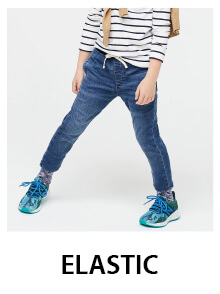 Elastic Waist Jeans for Boys
