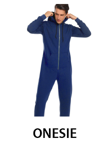 Onesie Pajama Sleepwear for Men 