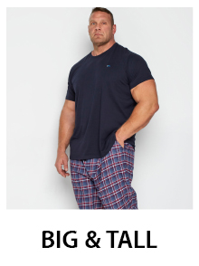 Big and Tall Pajama Sleepwear for Men 