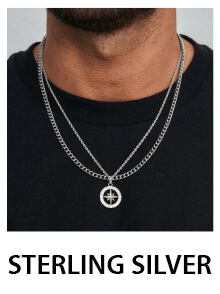 Sterling Silver Jewelry for Men