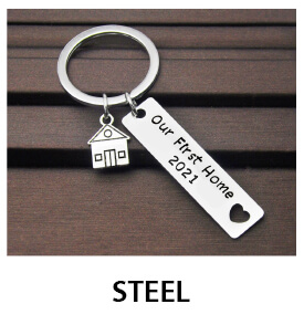 Stainless Steel Keychains for Women 