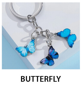  Butterfly Keychains for Women 