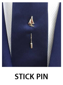 Stick Pin Tie Clips for Men 