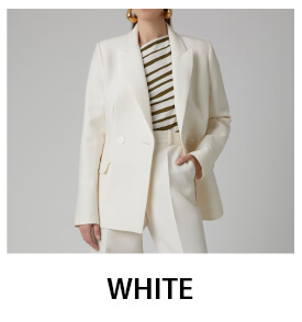 White Suits & Blazers for Women