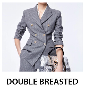 Double Breasted Suits & Blazers for Women  