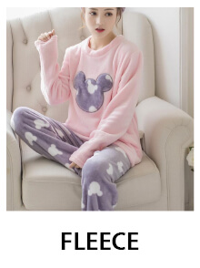 Flannel & Fleece Sleepwear for Women 