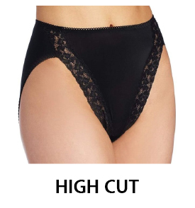 High Cut Panties for Women 