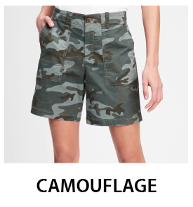 Camouflage Shorts for Women 