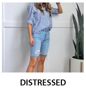 Distressed Shorts for Women