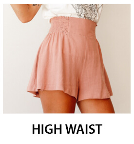High Waist Shorts for Women 