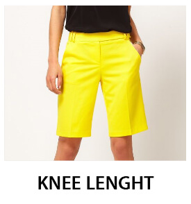 Knee Length Shorts for Women 
