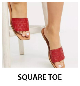 Square Toe Sandals for Women