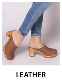 Leather Mules & Clogs for Women