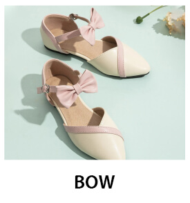 Girl's Flats with Bow