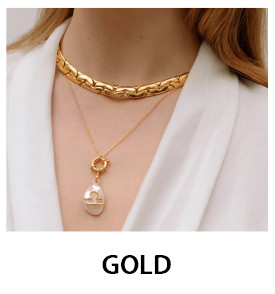 Gold necklace for women  
