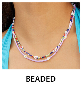 Beaded necklace for women