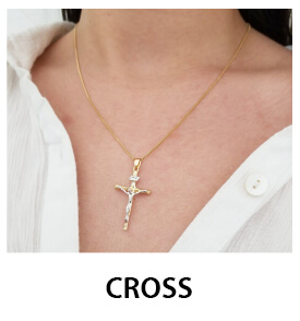 women's necklace with cross  