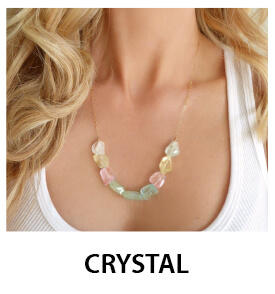 Crystal necklace for women