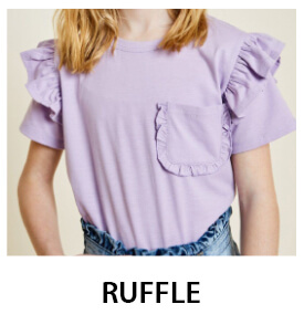 Ruffle Tops & Tees for Girls