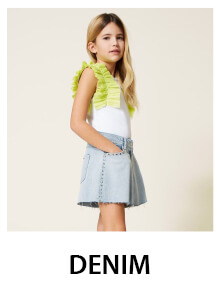 Denim Shorts & Skirts for Girls
