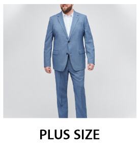 Plus Size Suits & Blazers for Men